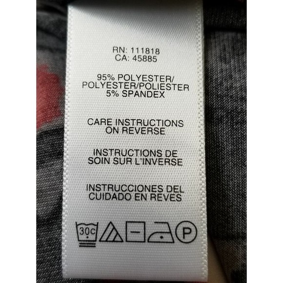 Michael Kors Drape Neck Tunic Size Medium Easy Care Short Sleeve - Picture 8 of 9